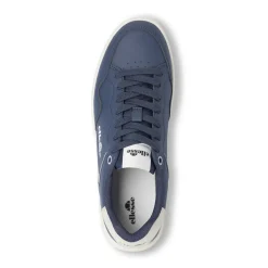 Sneakers da uomo blu Ellesse stile casual retrò con suola bianca
