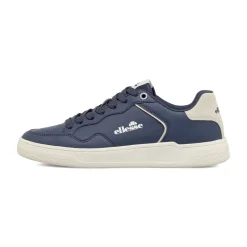 Sneakers da uomo blu Ellesse stile casual retrò con suola bianca