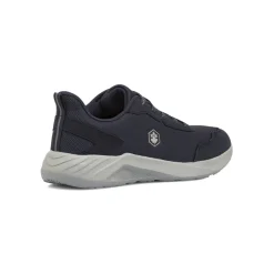 Sneakers da Uomo blu in mesh ed effetto scamosciato Lumberjack