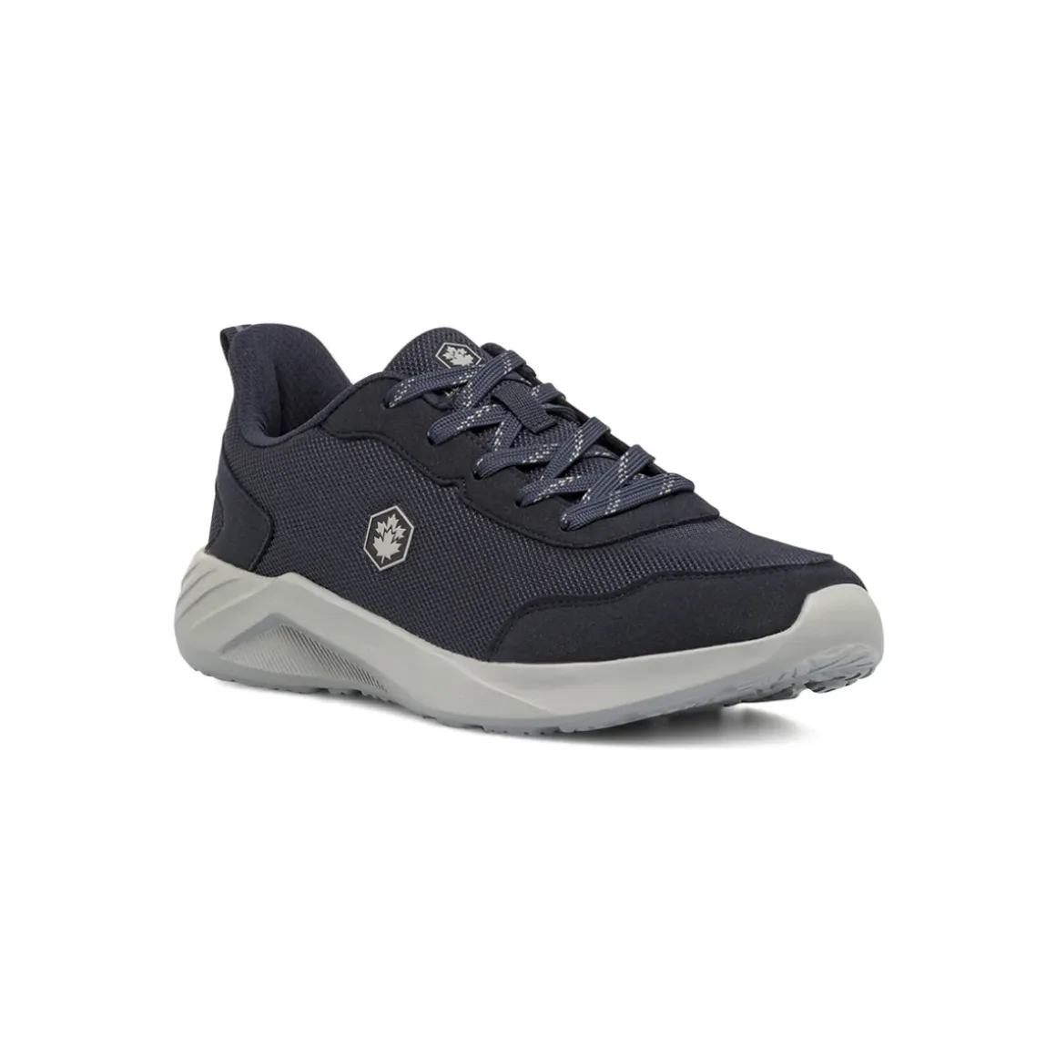 Sneakers da Uomo blu in mesh ed effetto scamosciato Lumberjack
