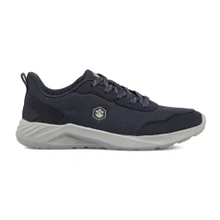 Sneakers da Uomo blu in mesh ed effetto scamosciato Lumberjack