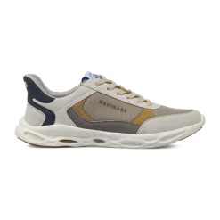 Sneakers da Uomo comode grigie con suola ammortizzata Navigare