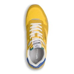 Sneakers da Uomo gialle con inserti effetto scamosciato Gas