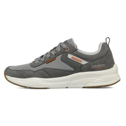 Sneakers da uomo grigie con dettagli arancioni Ducati
