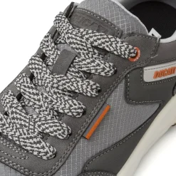 Sneakers da uomo grigie con dettagli arancioni Ducati