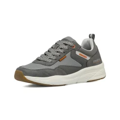 Sneakers da uomo grigie con dettagli arancioni Ducati