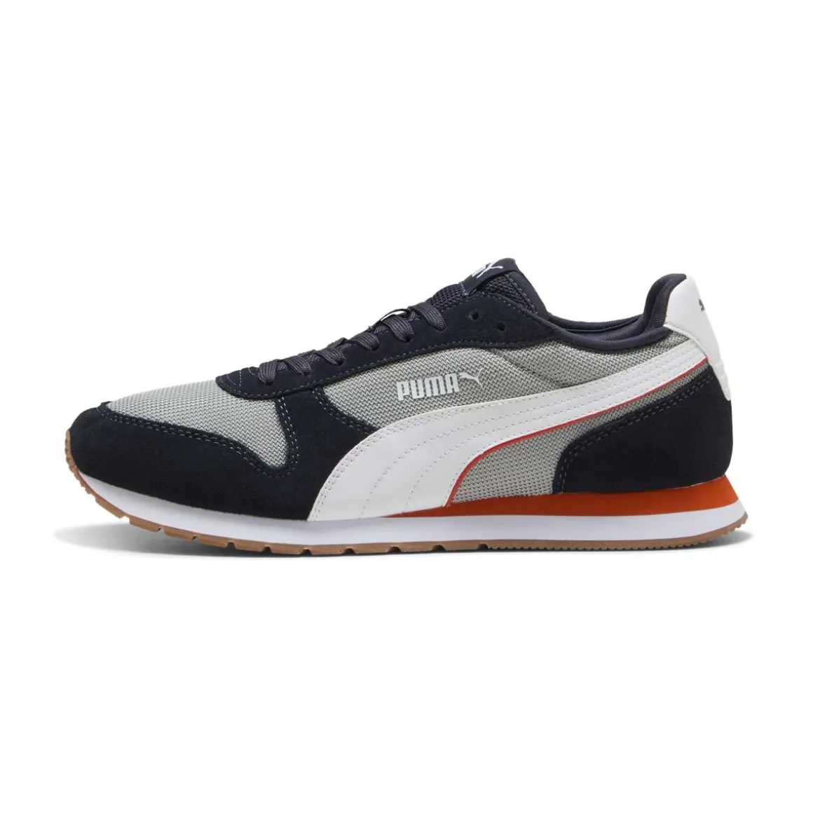 Sneakers da Uomo grigie con inserti blu effetto scamosciato Puma MILER