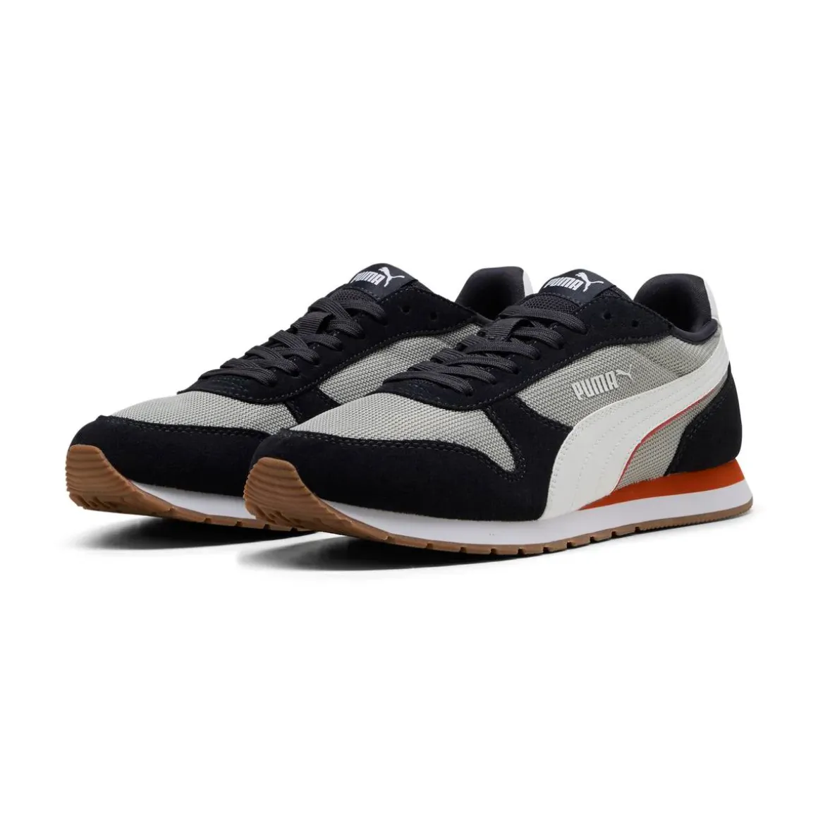 Sneakers da Uomo grigie con inserti blu effetto scamosciato Puma MILER