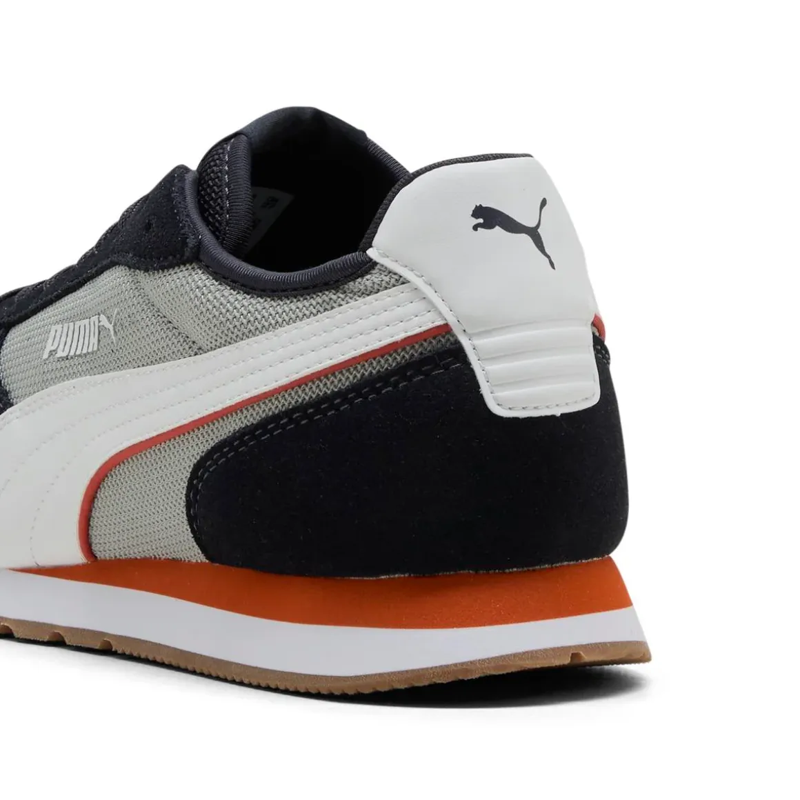 Sneakers da Uomo grigie con inserti blu effetto scamosciato Puma MILER