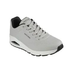 Sneakers da uomo grigie con suola ad aria Skechers Uno
