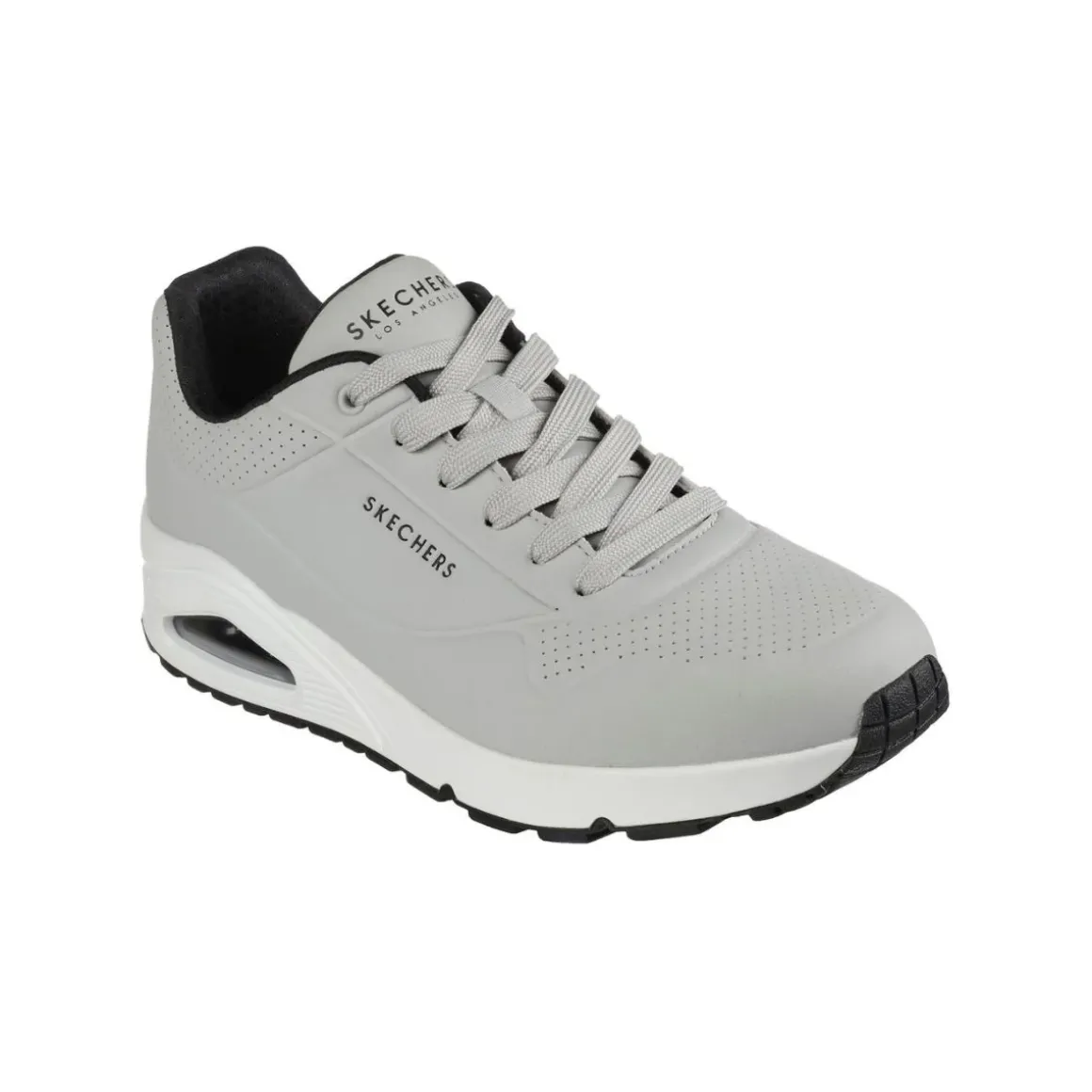 Sneakers da uomo grigie con suola ad aria Skechers Uno