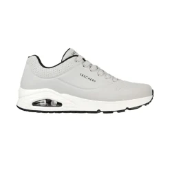 Sneakers da uomo grigie con suola ad aria Skechers Uno