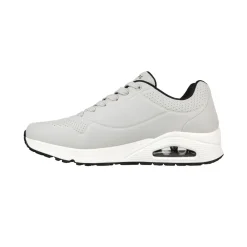 Sneakers da uomo grigie con suola ad aria Skechers Uno