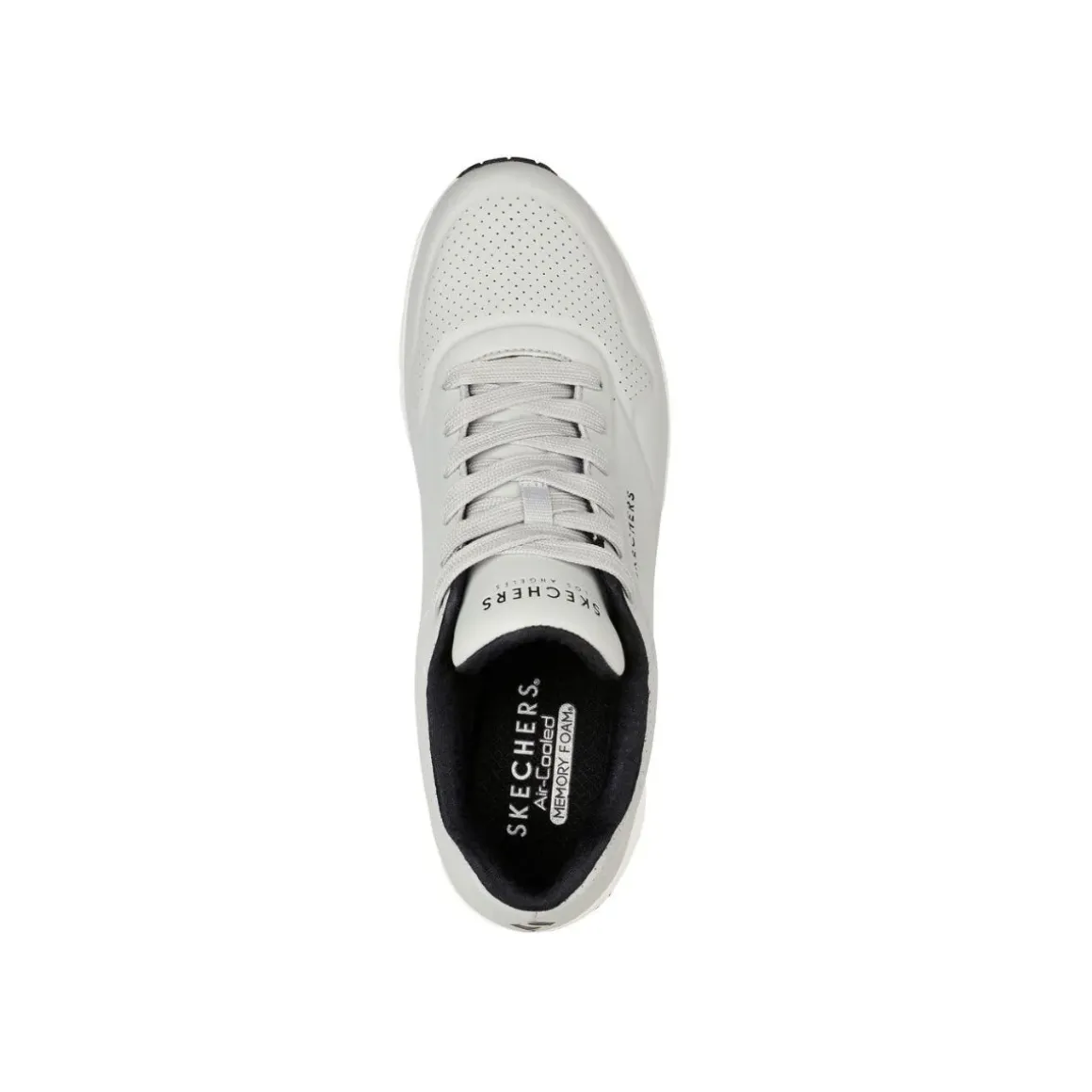 Sneakers da uomo grigie con suola ad aria Skechers Uno