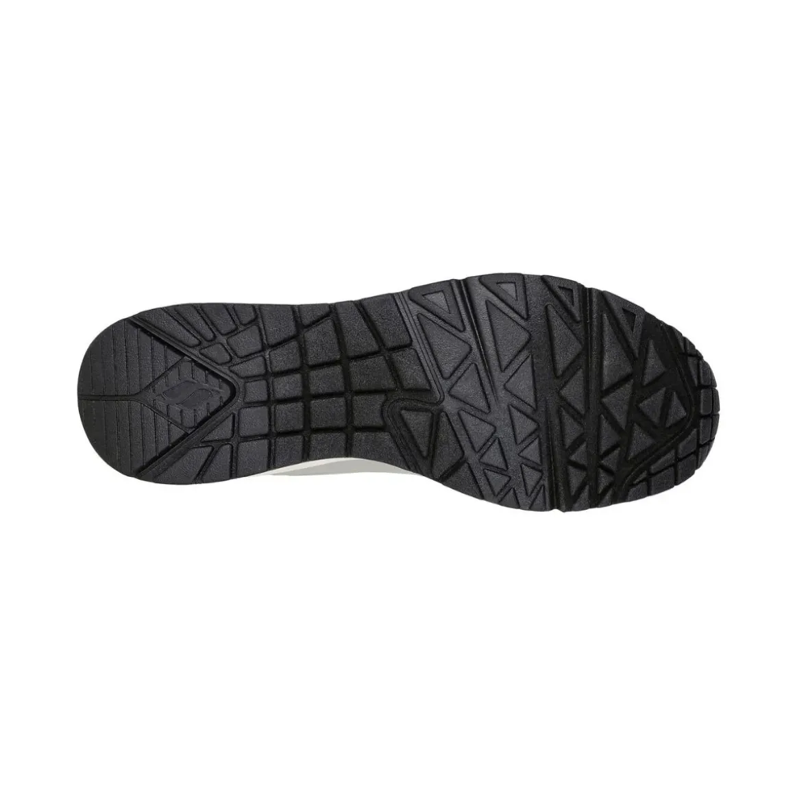 Sneakers da uomo grigie con suola ad aria Skechers Uno