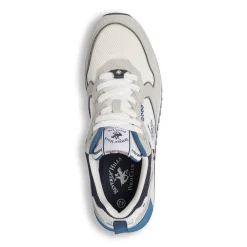Sneakers da Uomo grigie effetto scamosciato Beverly Hills Polo Club