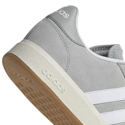 Sneakers da uomo grigie in pelle con logo adidas Grand Court 00s