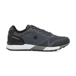 Sneakers da Uomo grigie in tessuto mesh con Memory Foam Lumberjack