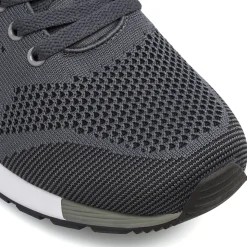 Sneakers da Uomo grigie in tessuto mesh con Memory Foam Lumberjack