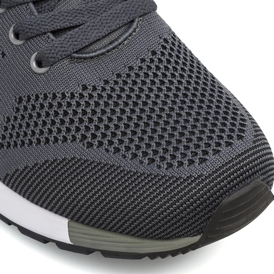 Sneakers da Uomo grigie in tessuto mesh con Memory Foam Lumberjack