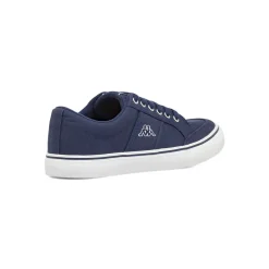 Sneakers da Uomo Kappa blu navy in tela stile casual con logo