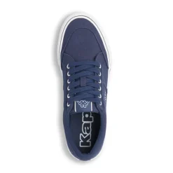 Sneakers da Uomo Kappa blu navy in tela stile casual con logo