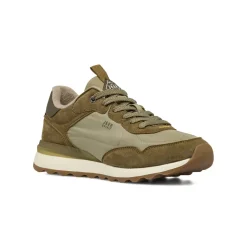 Sneakers da Uomo Khaki con inserti effetto scamosciato Jeep Spirit