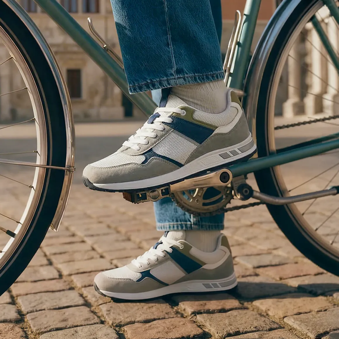 Sneakers da Uomo multicolore effetto scamosciato Riflessi Urbani
