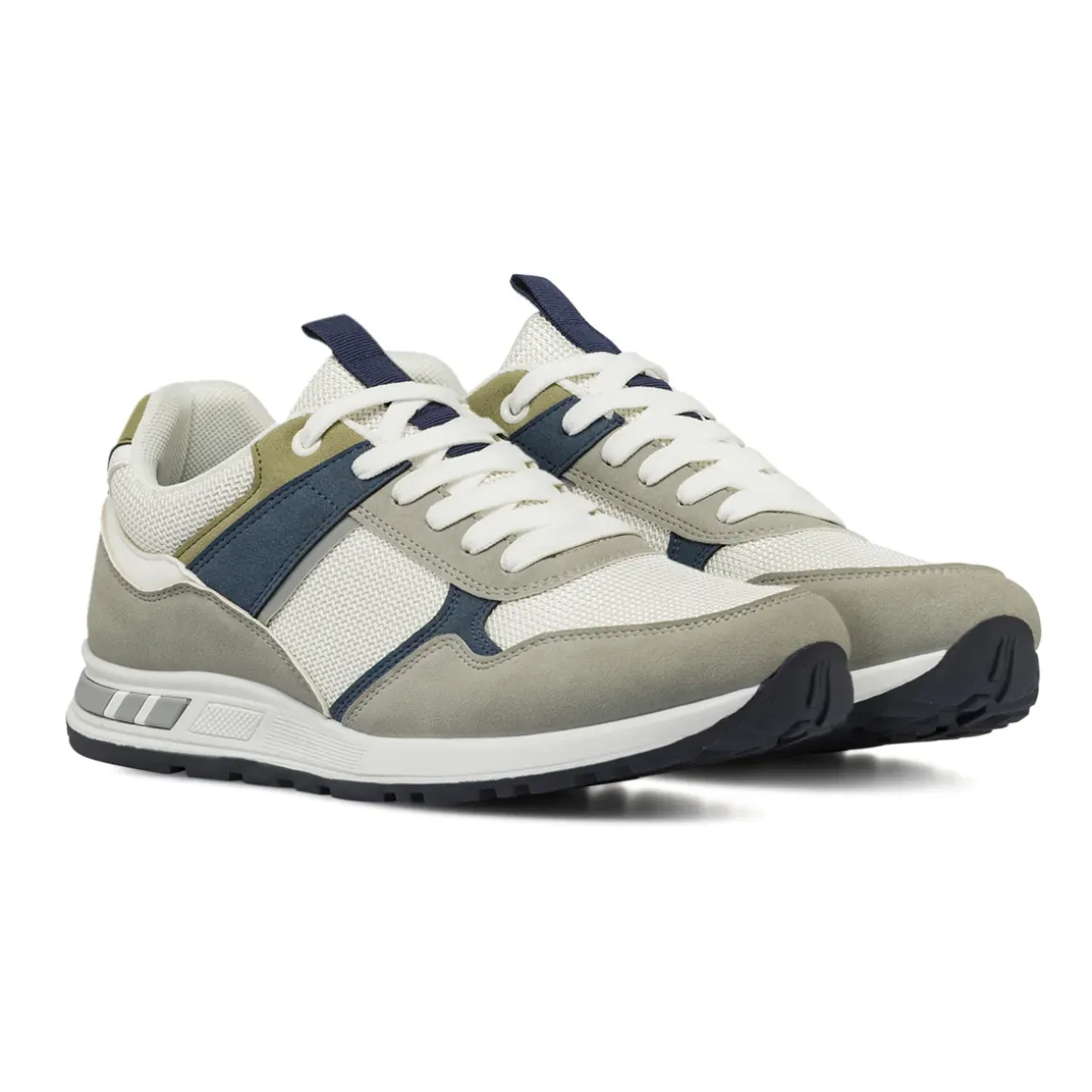 Sneakers da Uomo multicolore effetto scamosciato Riflessi Urbani