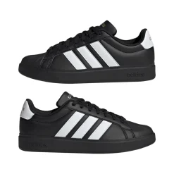 Sneakers da Uomo nere con dettagli bianchi e logo adidas STREETTALK
