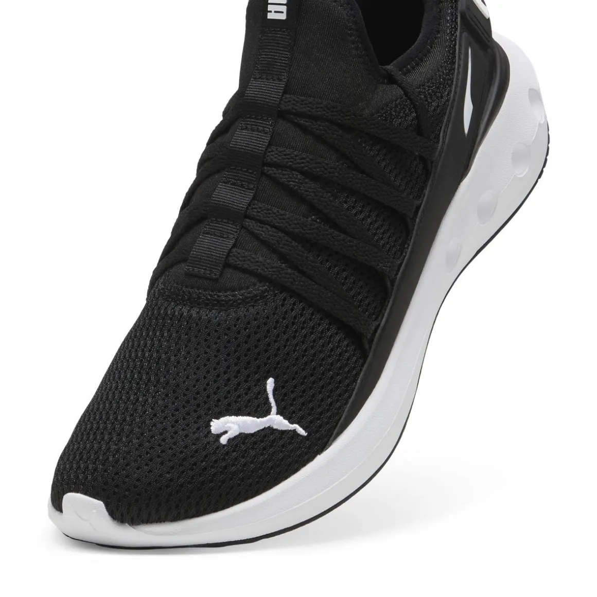 Sneakers da Uomo nere con lacci elastici Puma Softride