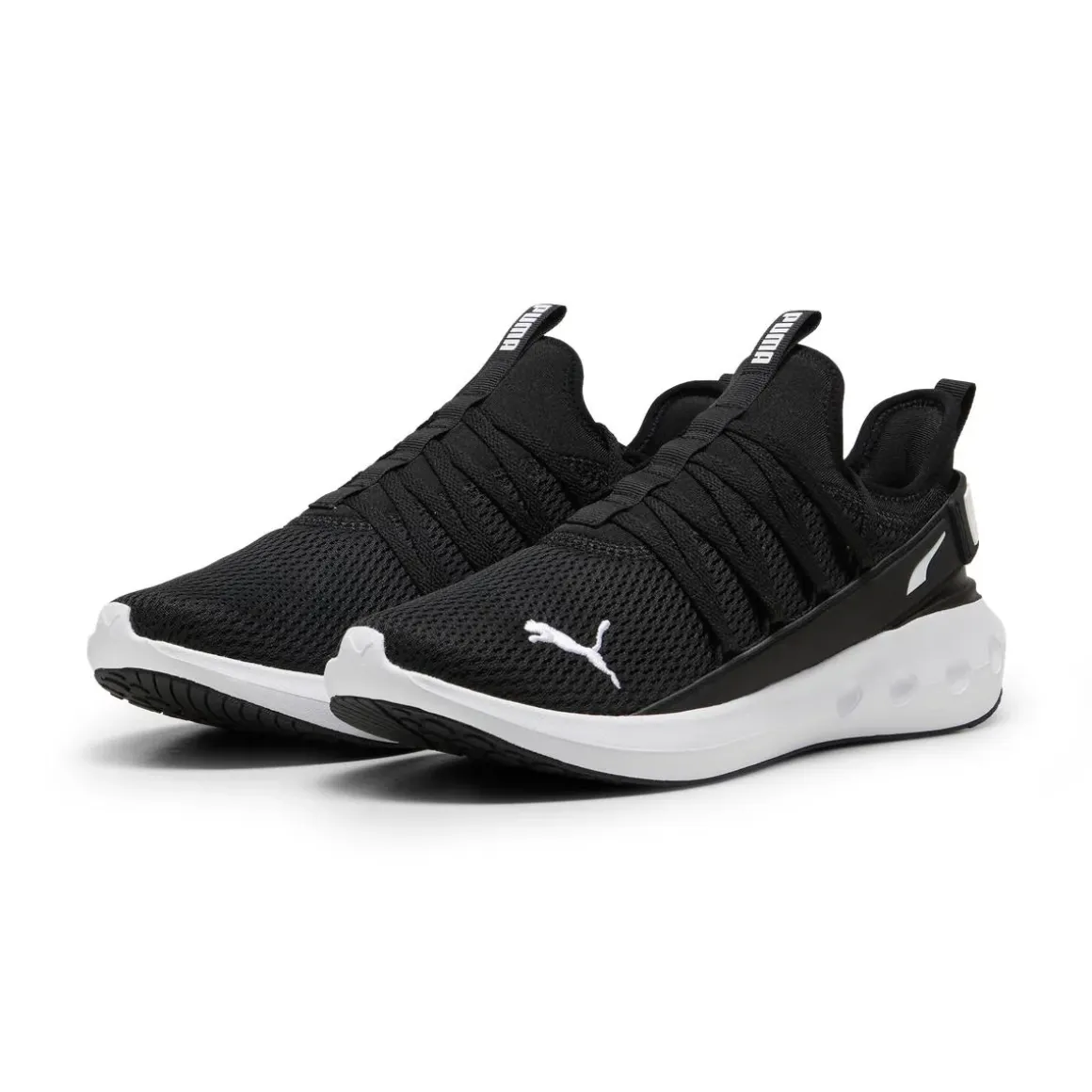 Sneakers da Uomo nere con lacci elastici Puma Softride