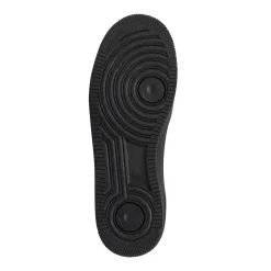 Sneakers da uomo nere con punta traforata e logo Gas