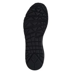 Sneakers da uomo nere con suola ad aria Skechers Uno