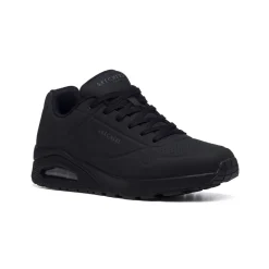 Sneakers da uomo nere con suola ad aria Skechers Uno