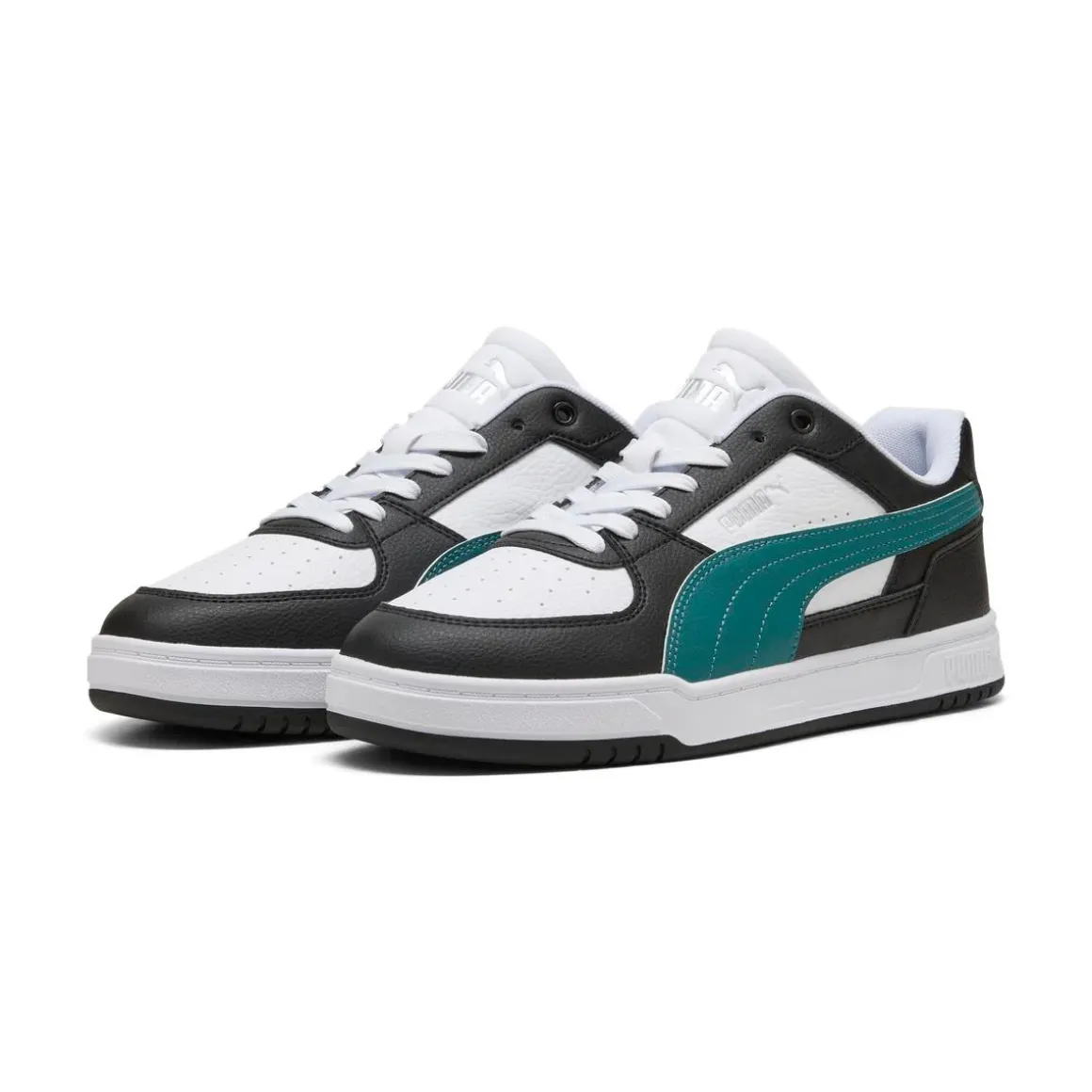 Sneakers da Uomo nere e bianche con dettagli verde Puma Caven III