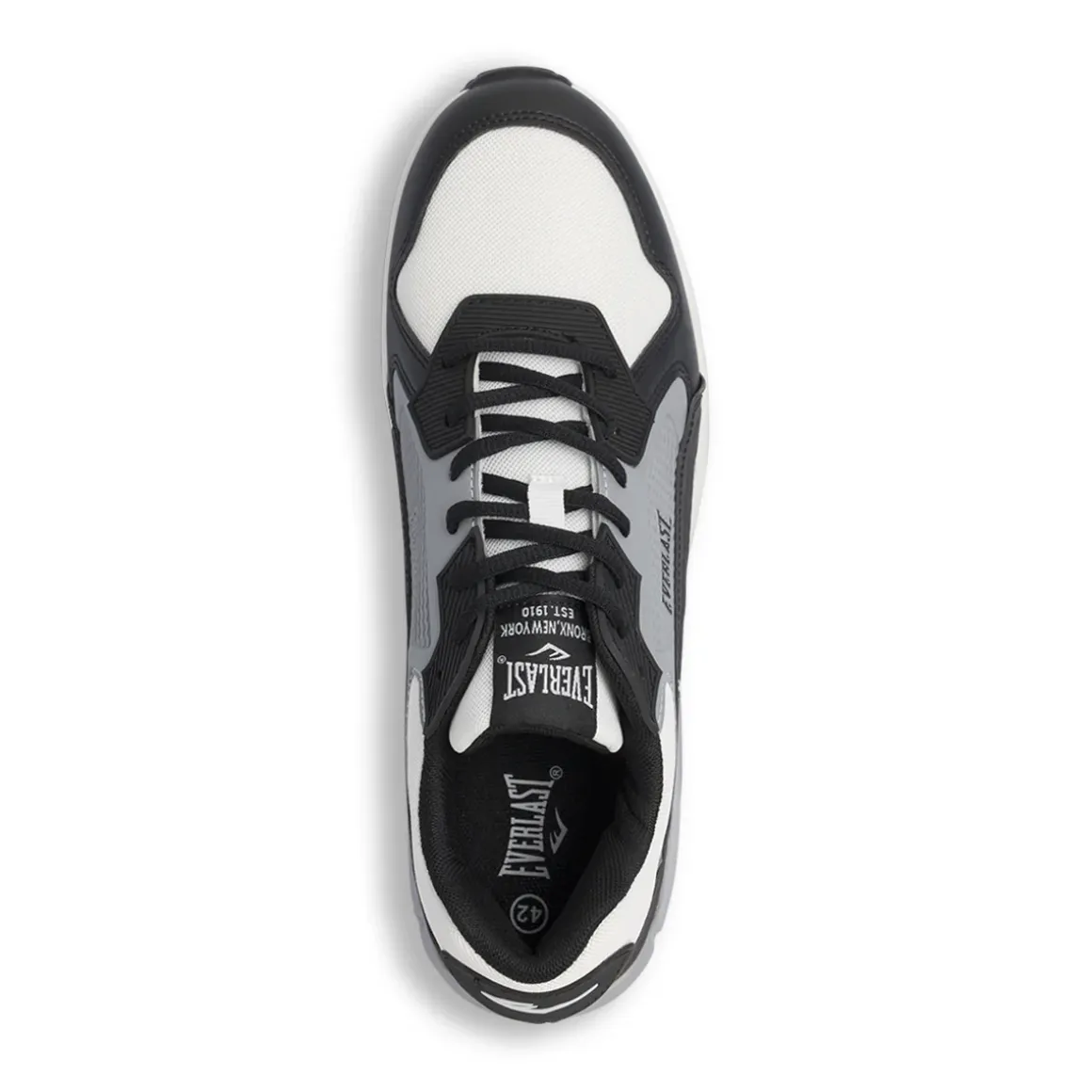 Sneakers da Uomo nere e grigie con ammortizzazione ad aria Everlast