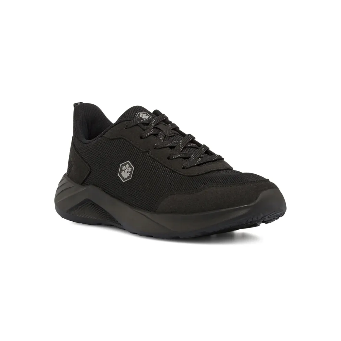 Sneakers da Uomo nere in mesh ed effetto scamosciato Lumberjack
