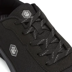 Sneakers da Uomo nere in mesh ed effetto scamosciato Lumberjack