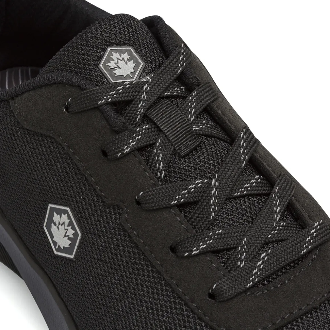 Sneakers da Uomo nere in mesh ed effetto scamosciato Lumberjack