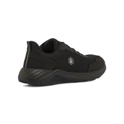 Sneakers da Uomo nere in mesh ed effetto scamosciato Lumberjack