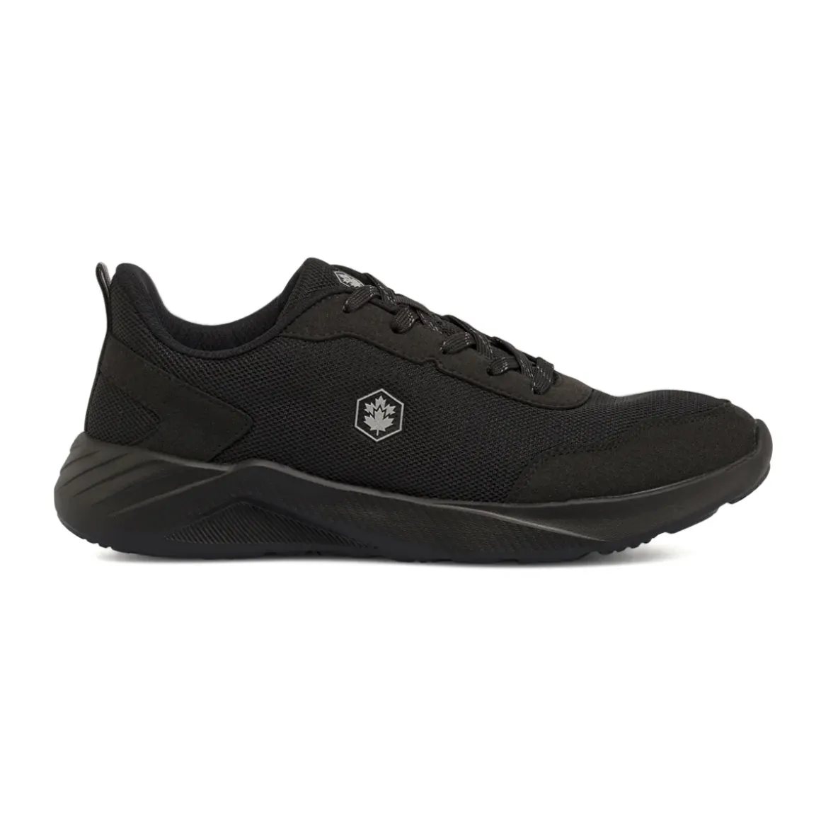 Sneakers da Uomo nere in mesh ed effetto scamosciato Lumberjack