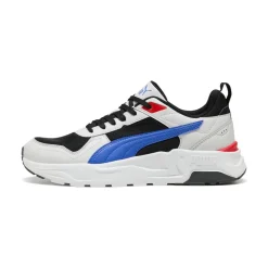 Sneakers da Uomo nere in tessuto con accenti blu e rossi Puma Trinity 2
