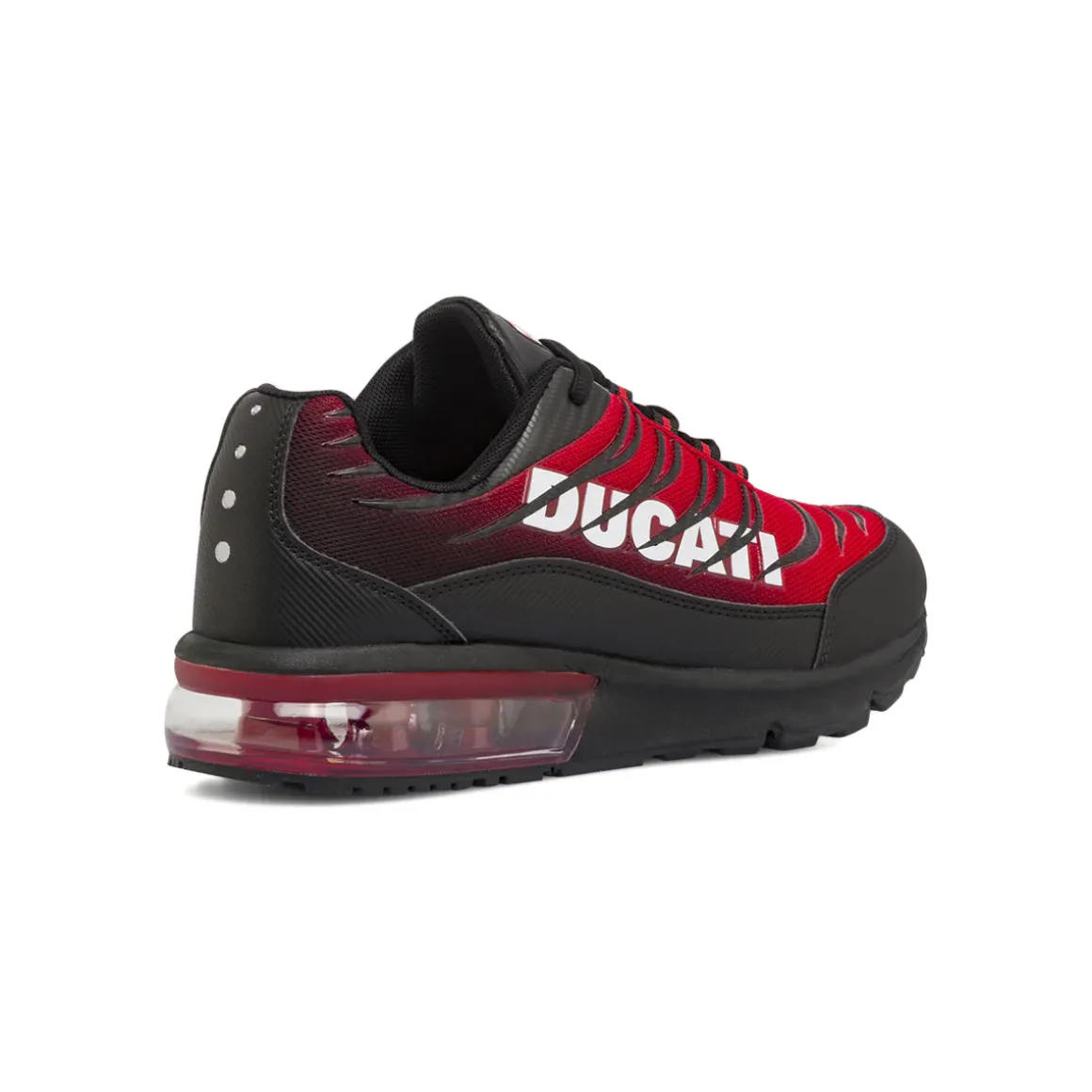 Sneakers da Uomo rosse e nere con ammortizzazione ad aria Ducati