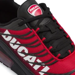 Sneakers da Uomo rosse e nere con ammortizzazione ad aria Ducati