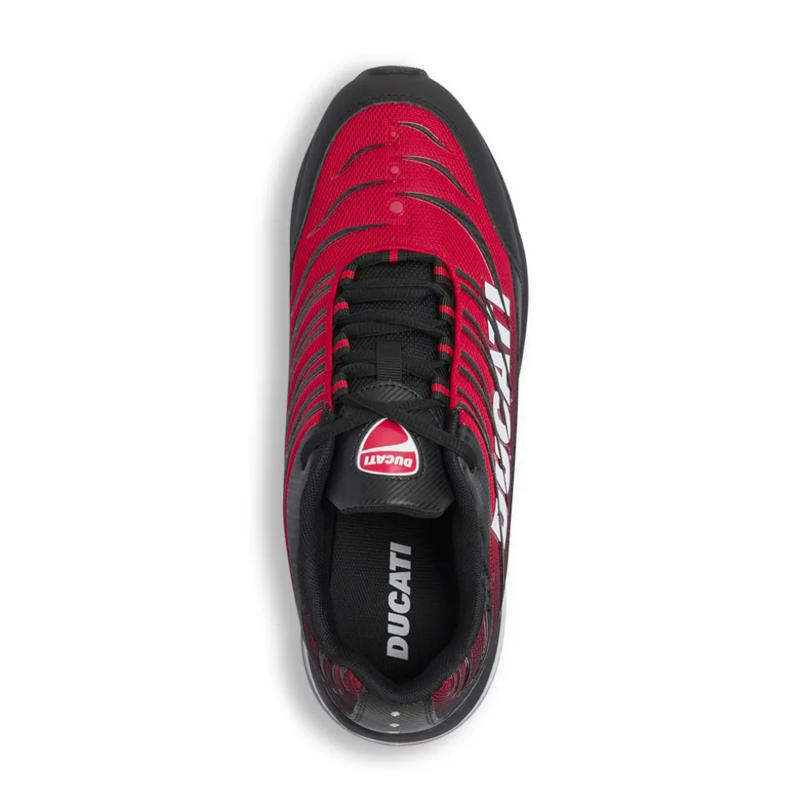 Sneakers da Uomo rosse e nere con ammortizzazione ad aria Ducati