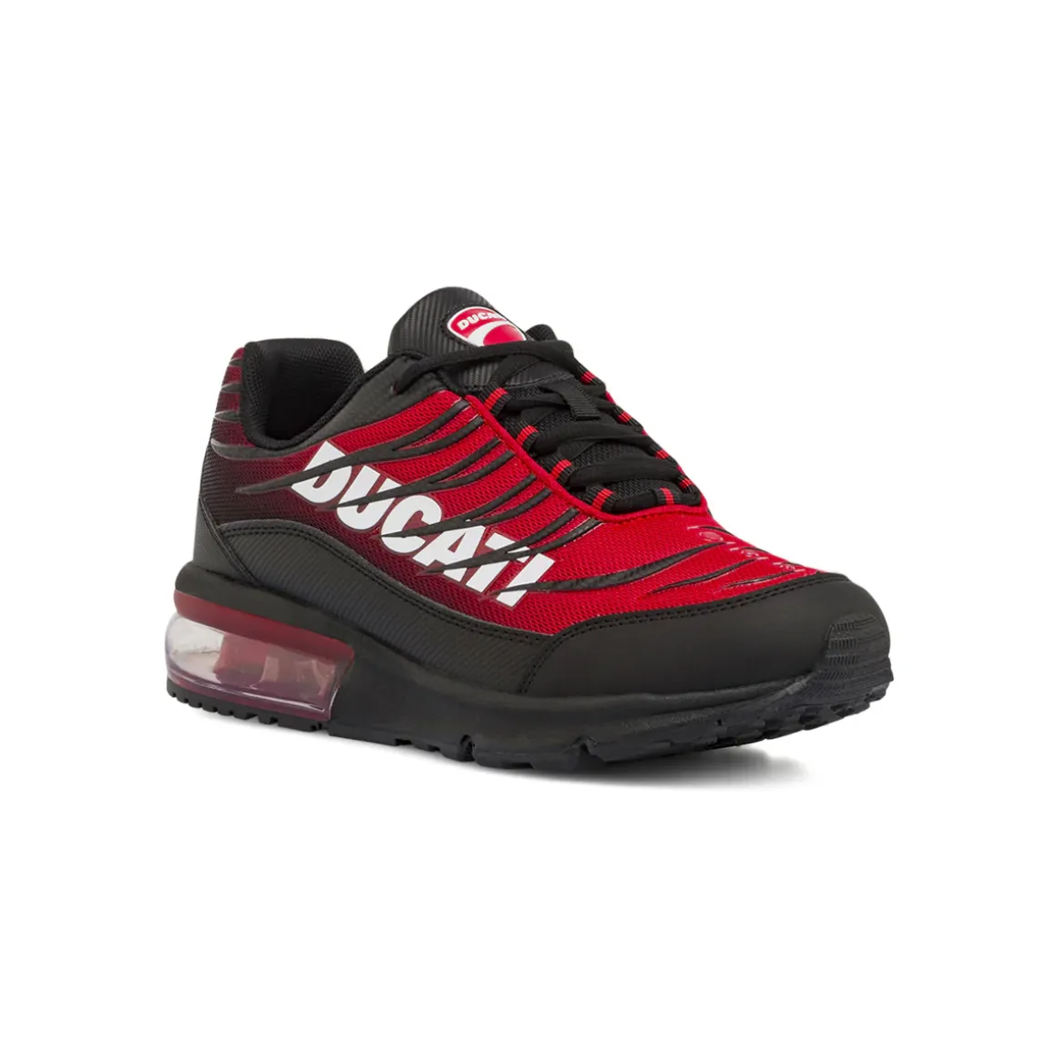 Sneakers da Uomo rosse e nere con ammortizzazione ad aria Ducati