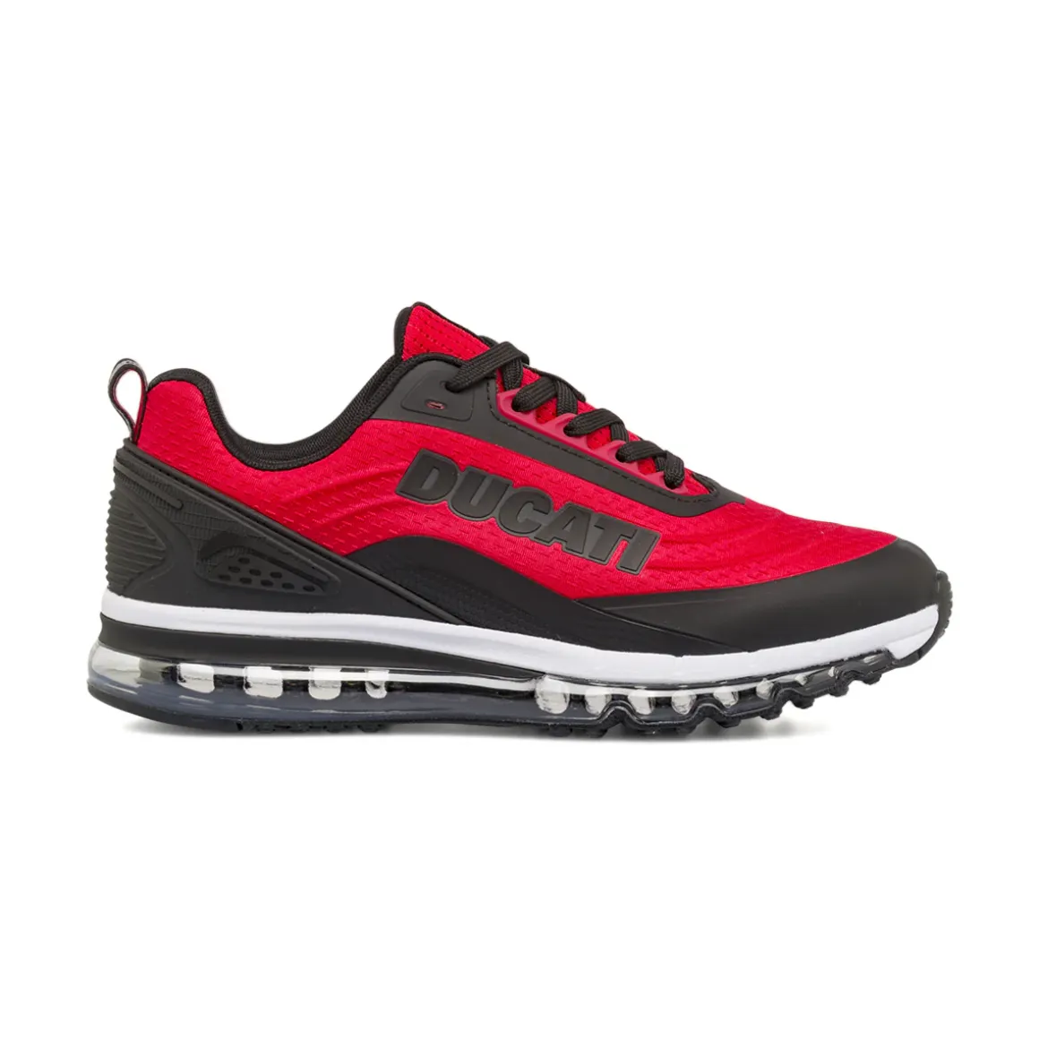 Sneakers da Uomo rosse e nere con ammortizzazione ad aria Ducati