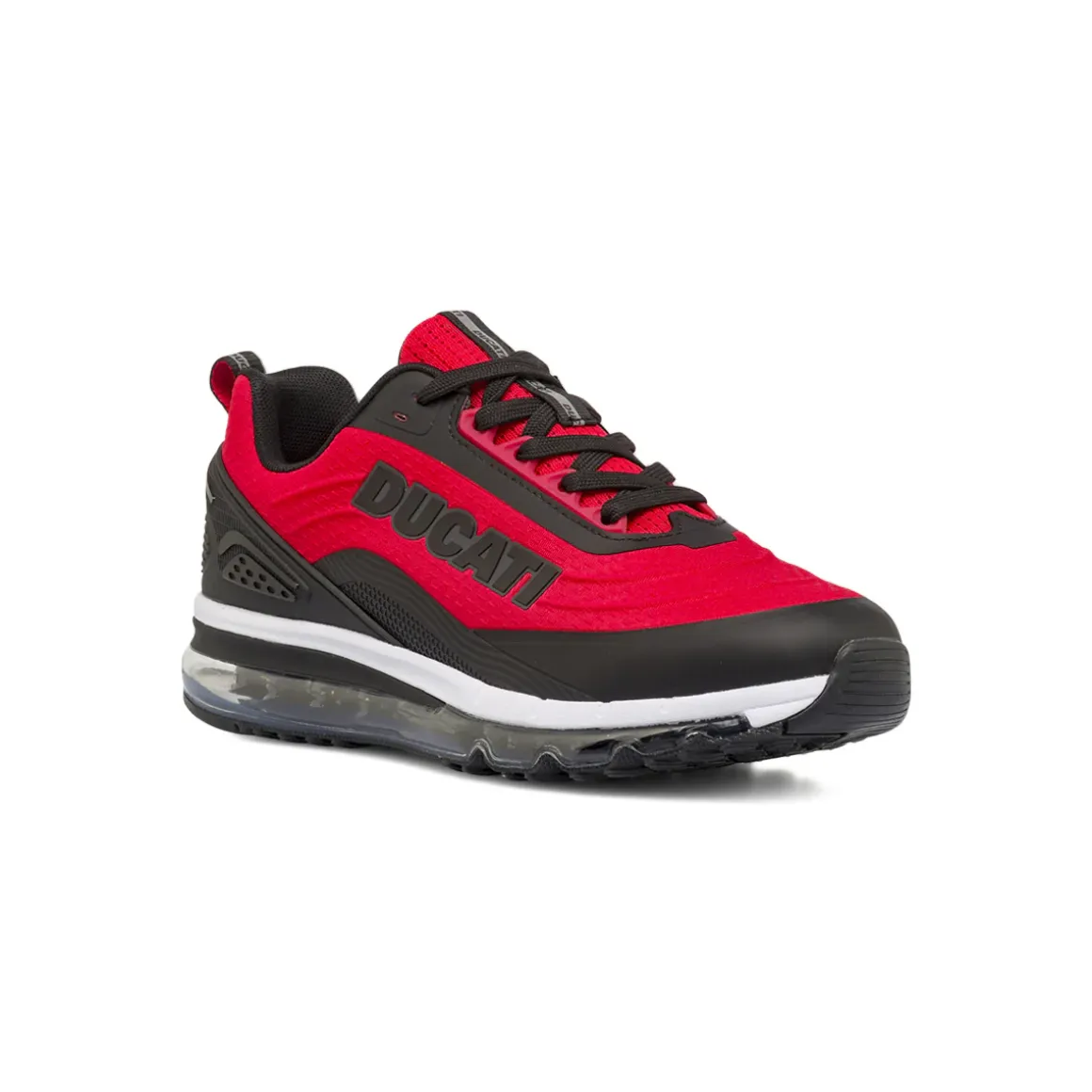 Sneakers da Uomo rosse e nere con ammortizzazione ad aria Ducati