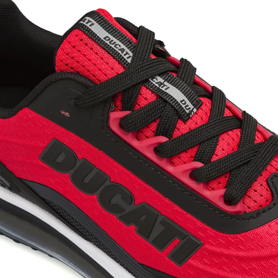 Sneakers da Uomo rosse e nere con ammortizzazione ad aria Ducati